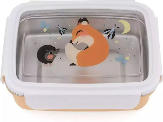 Petit Monkey Bento Πλαστικό Παιδικό Δοχείο Φαγητού Fox