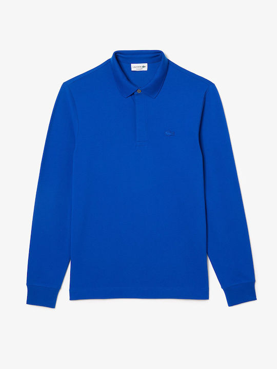 Lacoste Ανδρική Μπλούζα Μακρυμάνικη Polo Μπλε