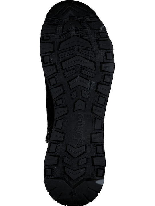 Leder Anatomische Herrenstiefel Schwarz