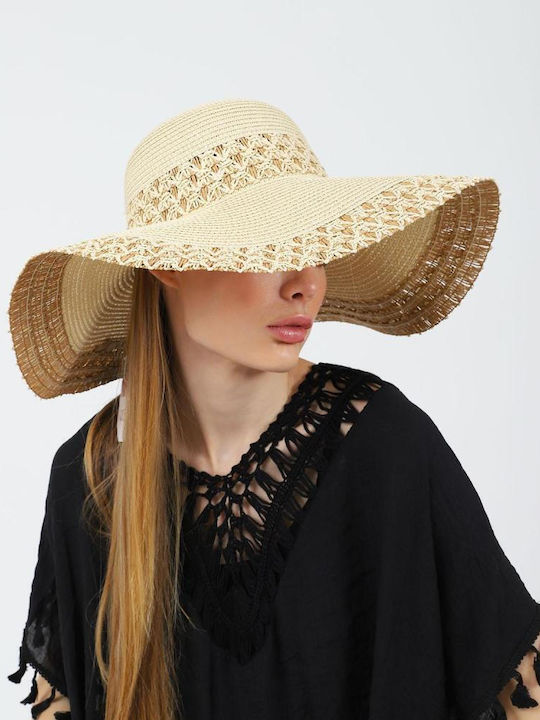 Doca Wicker Women's Hat Beige