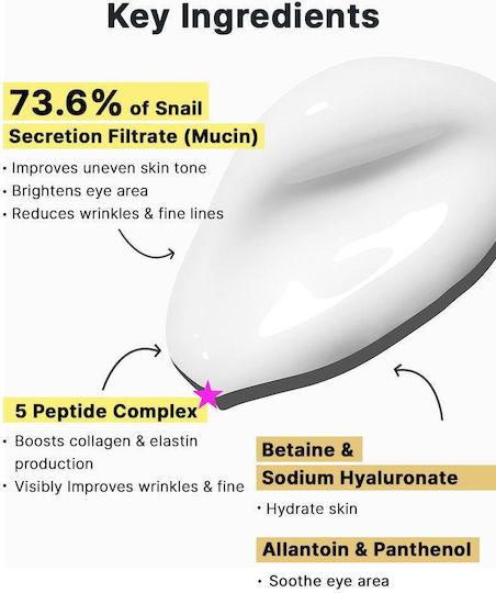 Cosrx Advanced Snail Peptide Augenbefeuchter für Aufhellung & Anti-Aging 25ml