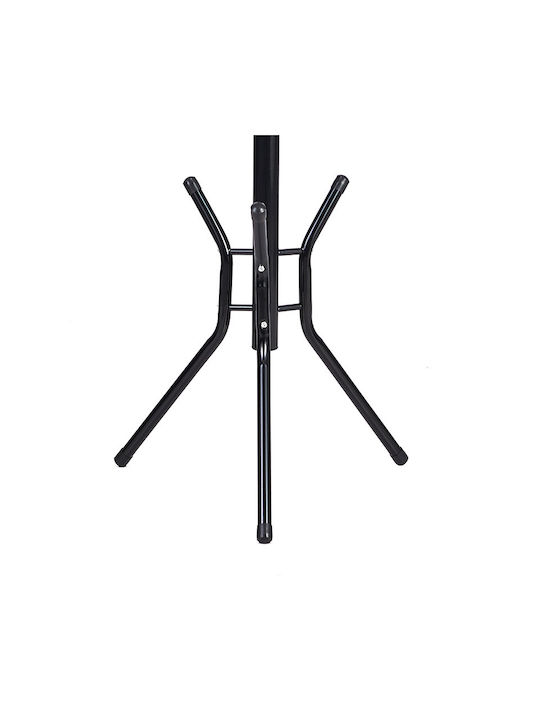 Pakketo Metallic Coat Rack Black Piero 44x44x181cm