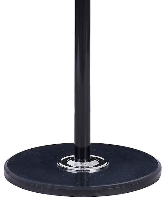 Pakketo Metallic Coat Rack Black Nicolo 37x37x175cm