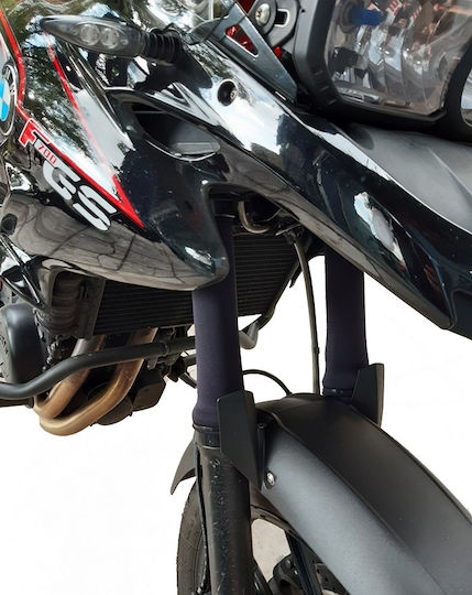 Moto Discovery Motorrad-Vorderradgabelschutz Schwarz
