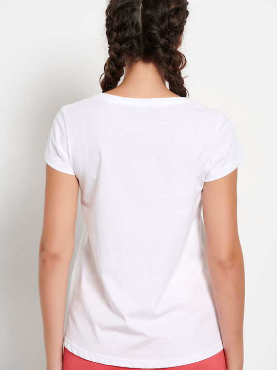 BodyTalk Damen Sportlich T-shirt Weiß