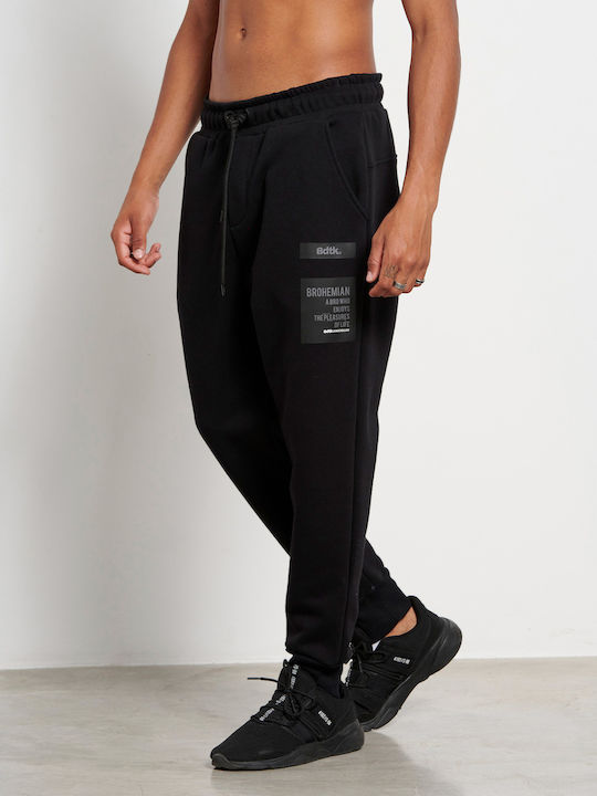 Pantaloni de trening cu Elastic Negru