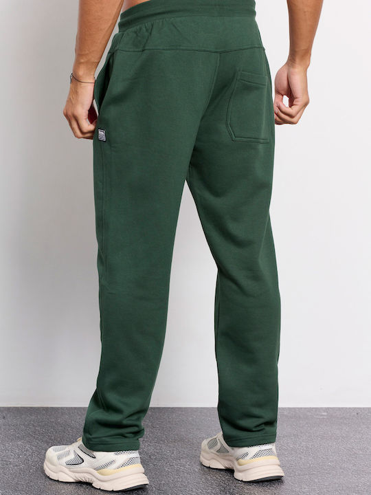 BodyTalk Men's Sweatpants with Rubber Green