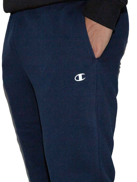 Sweatpants with Elastic Navy Blue