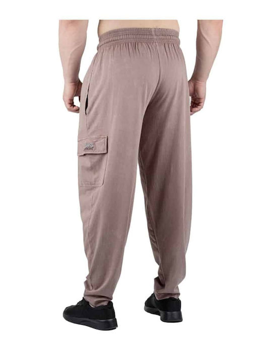 Legal Power Men's Sweatpants with Rubber Beige