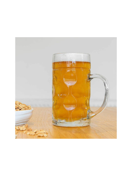 Winning Moves Glas Bier, μπίρας aus Glas 1000ml 1Stück