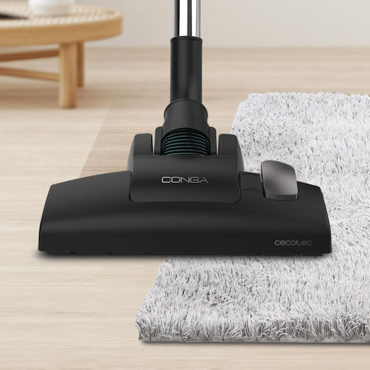 Cecotec Conga RockStar Multicyclonic Ηλεκτρική Σκούπα 800W με Κάδο 4lt Μαύρη