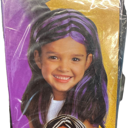 Carnival Wig Child's Straight Brunette for Halloween