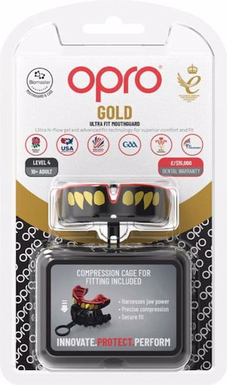 Opro GEN5 Senior Protective Mouth Guard Gold OP201