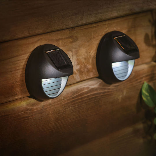 Modee Lighting Set of 2 Wall Solar Lights 6lm with Warm White Light 2700K IP44