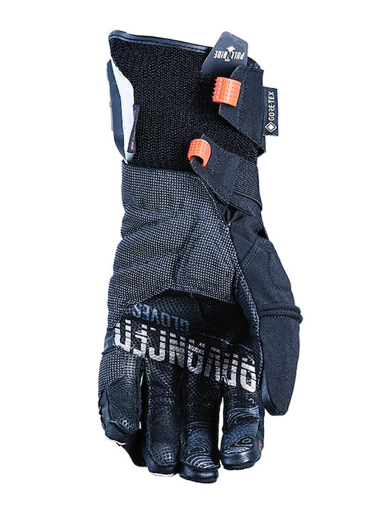 Five TFX1 Winter Herren Motorradhandschuhe Leder Wasserdicht Black/White