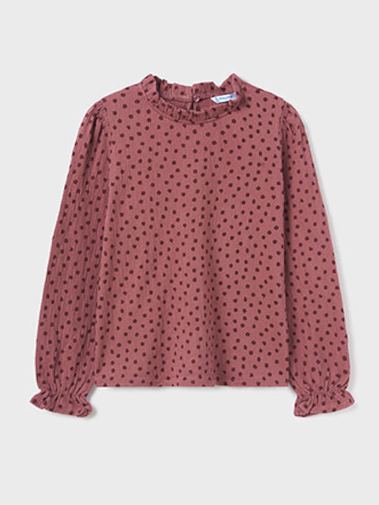 Kids' Shirt Long Sleeve Purple