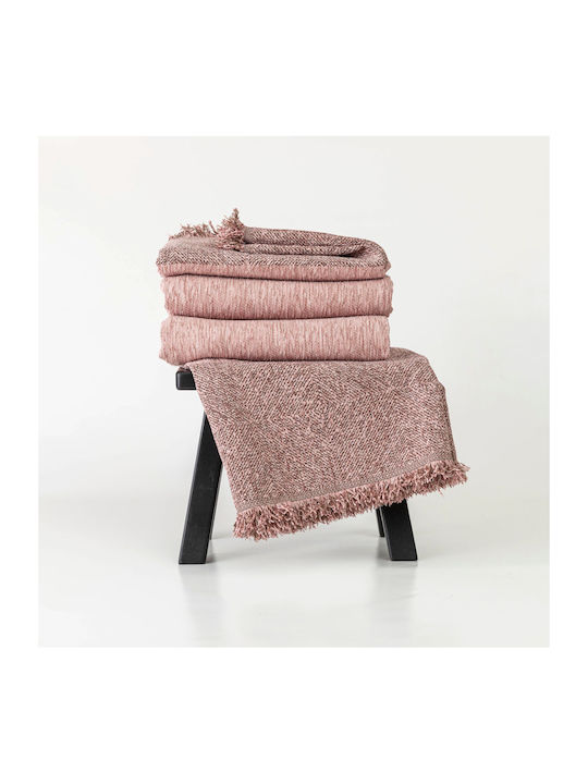 Borea Square Ριχτάρι Πολυθρόνας Chenille 180x180εκ. Μπεζ