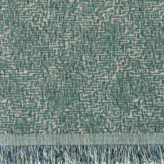 Borea Tile Three-Seater Sofa Throw Chenille 180x300cm Purple