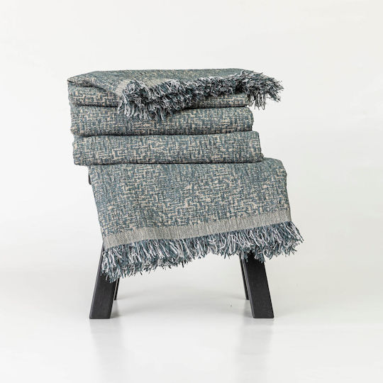 Borea Borea Four-Seater Sofa Throw Chenille 180x350cm Green