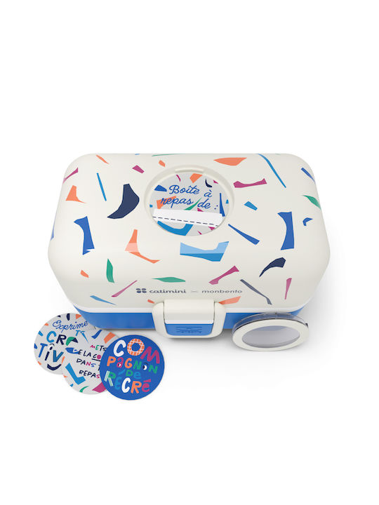 Monbento Lunchbox Kunststoff Blue Terrazzo 800ml 1Stück