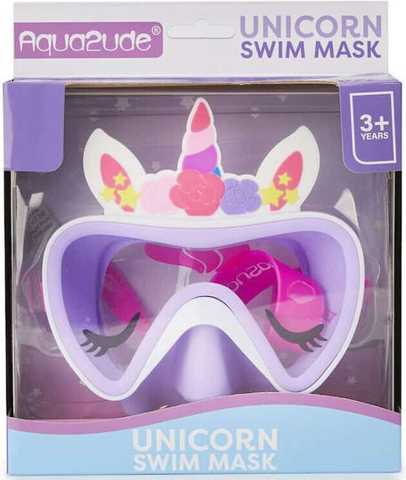Bling2O Kids Silicone Diving Mask Unicorn Purple