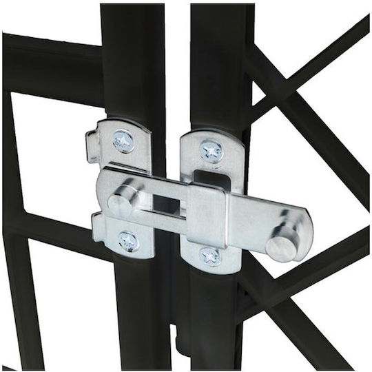 Purlov Park Dog Square made of Plastic in Black Color 90 x 90 x 60cm