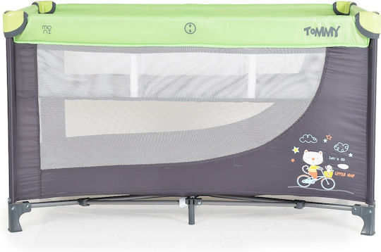 Cangaroo Tommy Loc de joacă 2 Nivele cu Saltea Verde 120x60cm