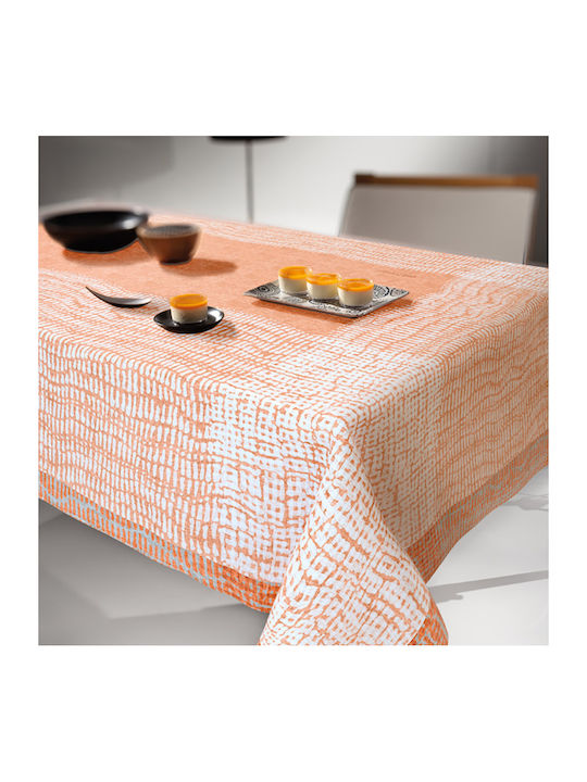 Saint Clair Stain Resistant Tablecloth 1027 Coral 145x220cm