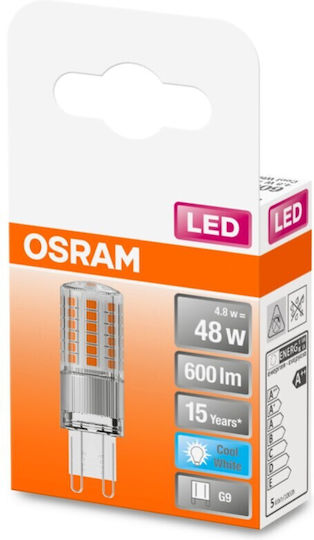 Ledvance LED Bulb 4.8W for Socket G9 Natural White 600lm