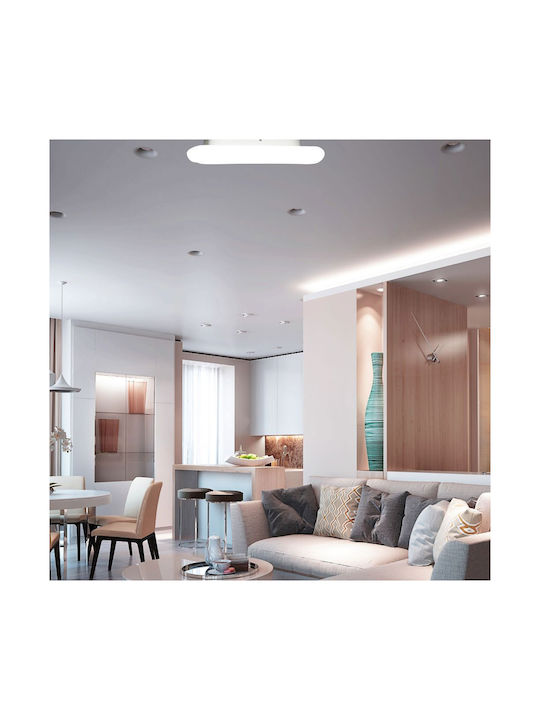 V-TAC Ceiling Mount Light 30cm White with Integrated LED and Remote Control