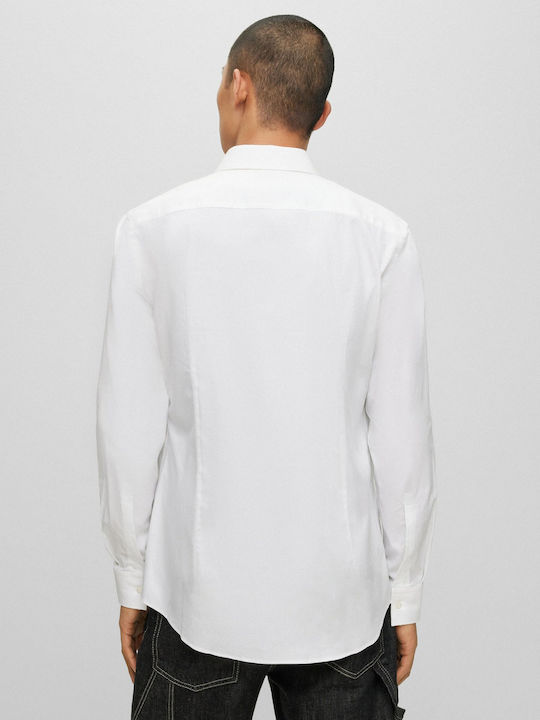 Hugo Boss Men's Shirt Long Sleeve White