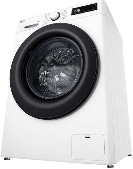 LG Mașină de Spălat Rufe 10kg cu Tehnologie cu Abur 1400 Rotiri AI DD F4R3010NSWB