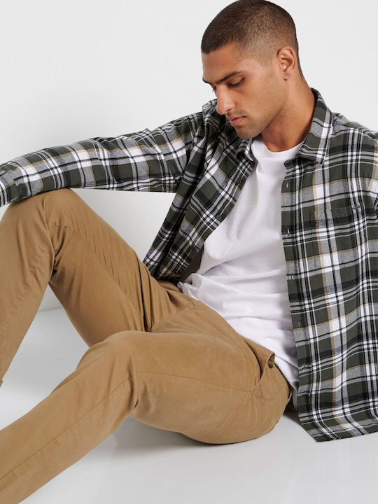 Trousers Chino in Regular Fit Beige