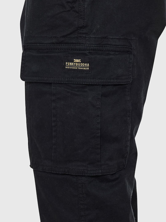 Pantaloni cu Croială Normală Black