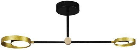 Eurolamp Ceiling Mount Light 92cm Gold with Integrated LED