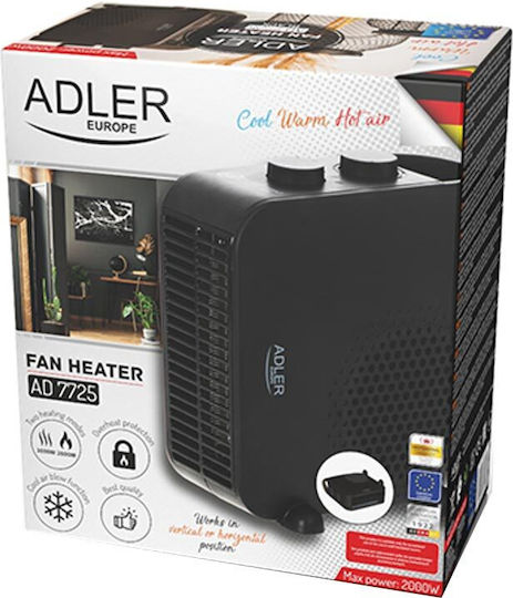 Adler Fan Heater Room Floor 2000W
