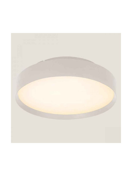 Eurolamp Modernă Metalică Plafonieră de tavan cu LED Integrat 60buc Alb