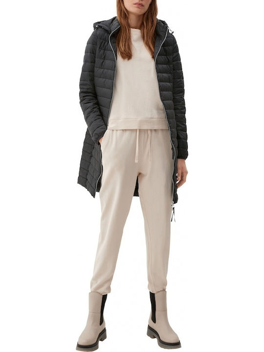 Red Label Kurz Damen Puffer Jacke Schwarz