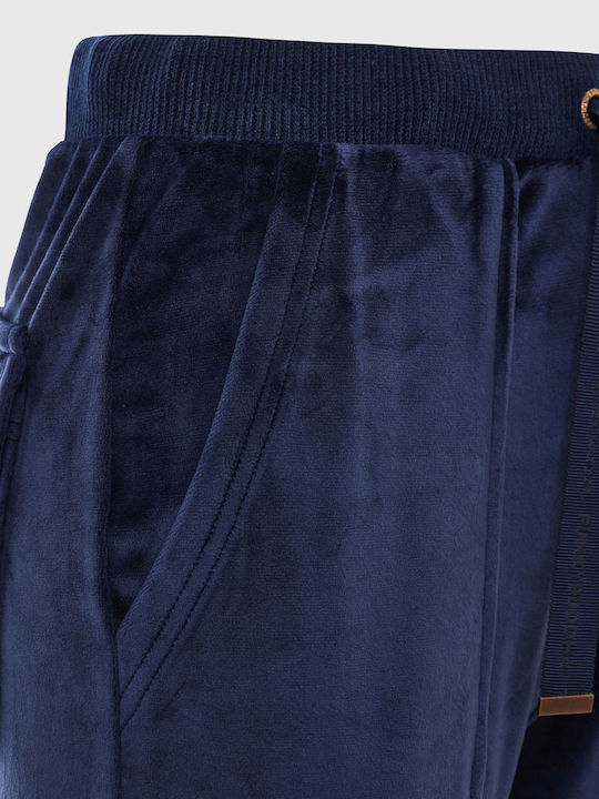 Sweatpants Velvet Blue