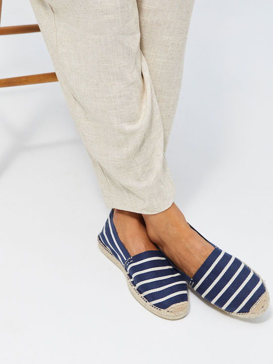 Fabric Men's Espadrilles in Blue Color