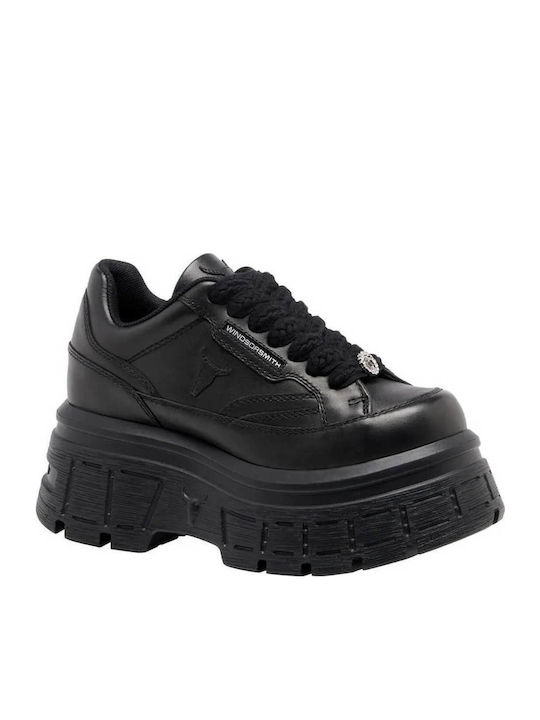Swerve Γυναικεία Chunky Sneakers Μαύρα