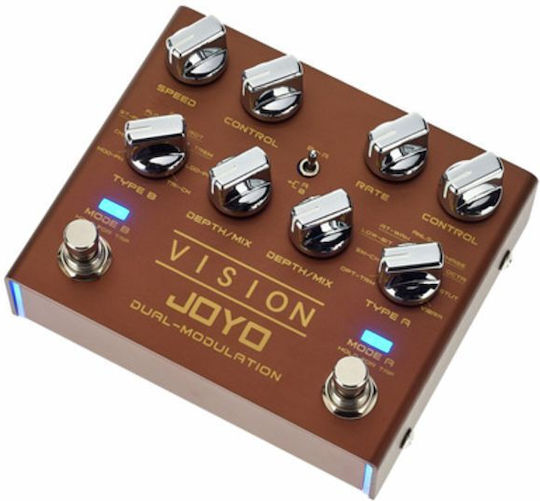 Joyo R-09 Vision Dual Mod Πετάλι Effect Chorus / Flanger / Phaser Ηλεκτρικής Κιθάρας και Ηλεκτρικού Μπάσου
