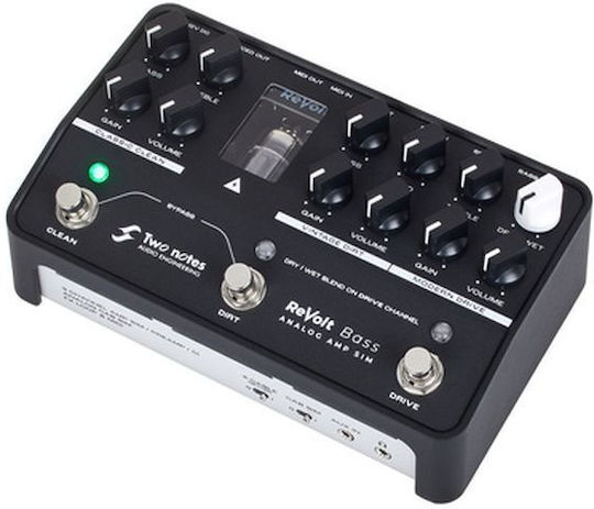 Two Notes Revolt Pedală Preamplificator Bas electric