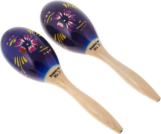 Studio 49 Ma 21 Maracas Pair in Blue Color