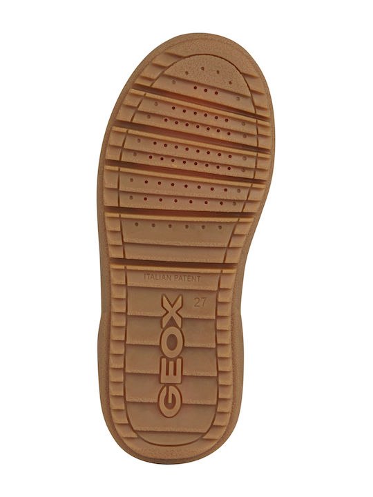 Theleven Ghete Copii din Suede cu Velcro Tabac maro