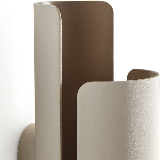 La Redoute Interieurs Keinta Modern Leuchte Wand mit Fassung G9 Weiß 8x36.5cm
