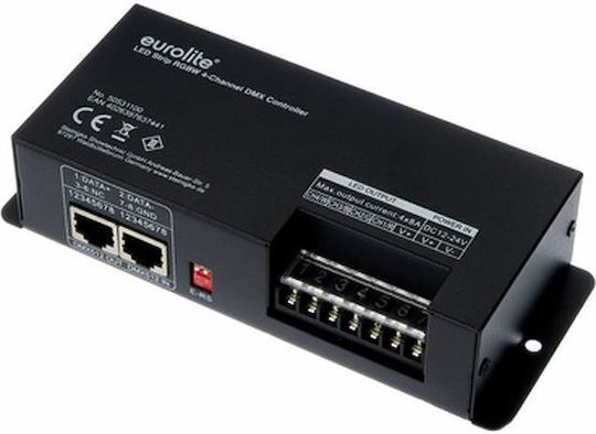 Eurolite ED Strip RGBW Controler DMX Consolă de Iluminat cu 4 Canale de Control și Conexiune Ethernet