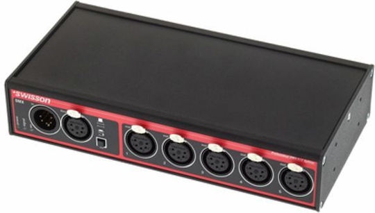 Swisson XSP-5B DMX Splitter für Lichtkonsole / 1 XLR-Eingang