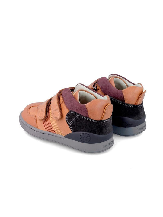 Biomecanics Kids Boots with Hoop & Loop Closure Brown