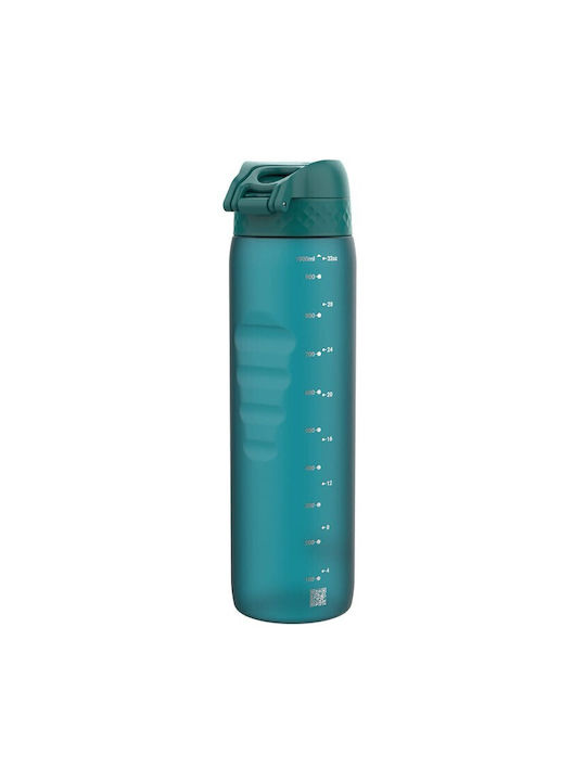 Ion8 Quench Cycling Plastic Water Bottle 1000ml Turquoise